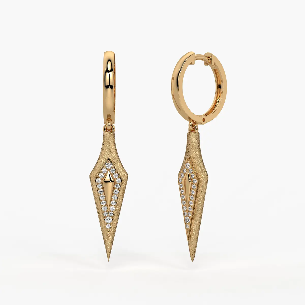 Arrow Prism Drop Earrings