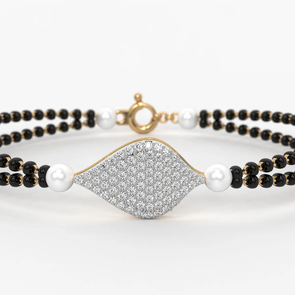 Elysia Dual-Strand Mangalsutra Bracelet