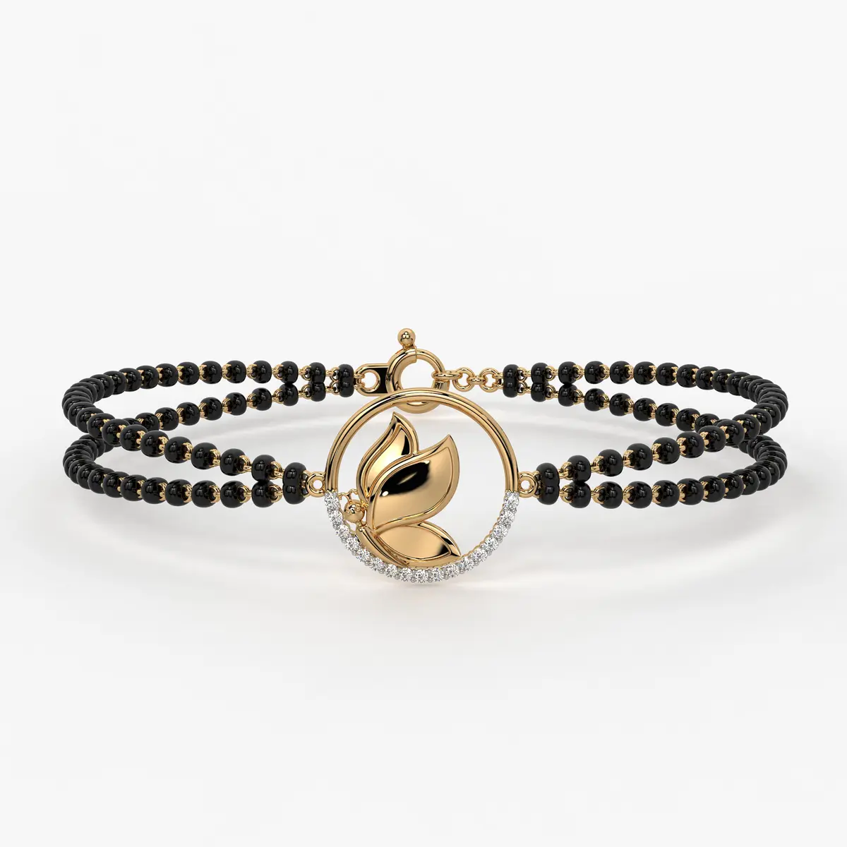 Blue Butterfly Mangalsutra Bracelet