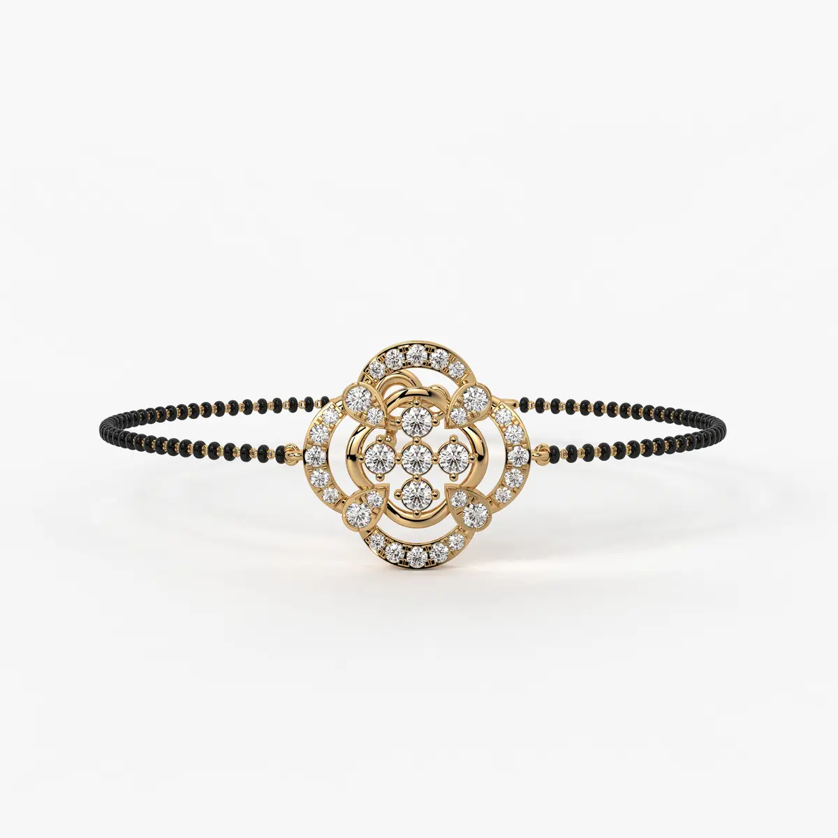 Bloom Flower Mangalsutra Bracelet