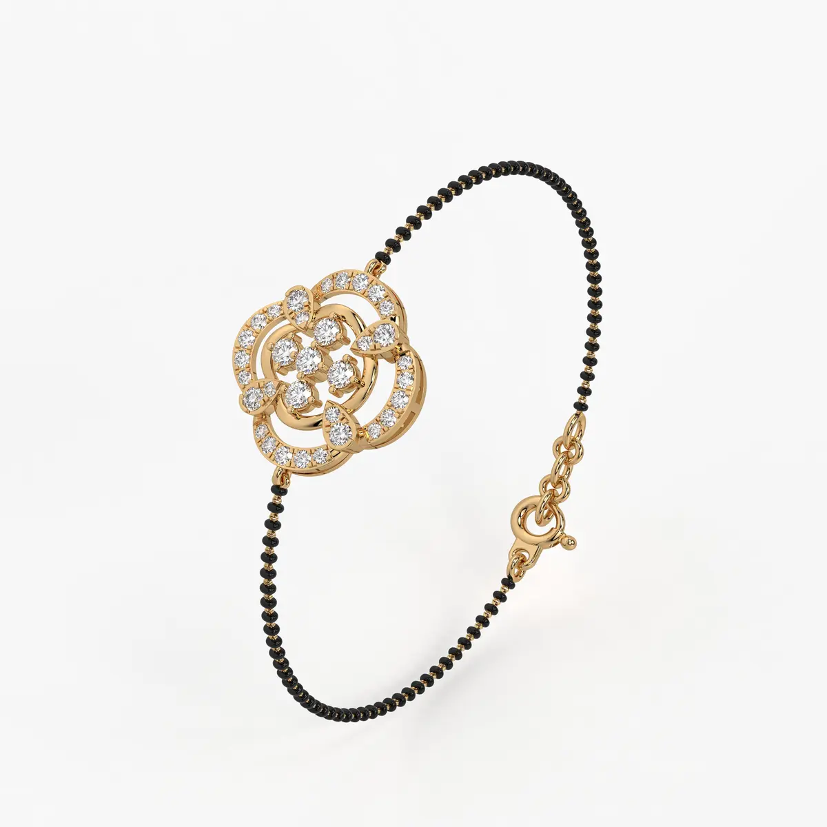 Bloom Flower Mangalsutra Bracelet
