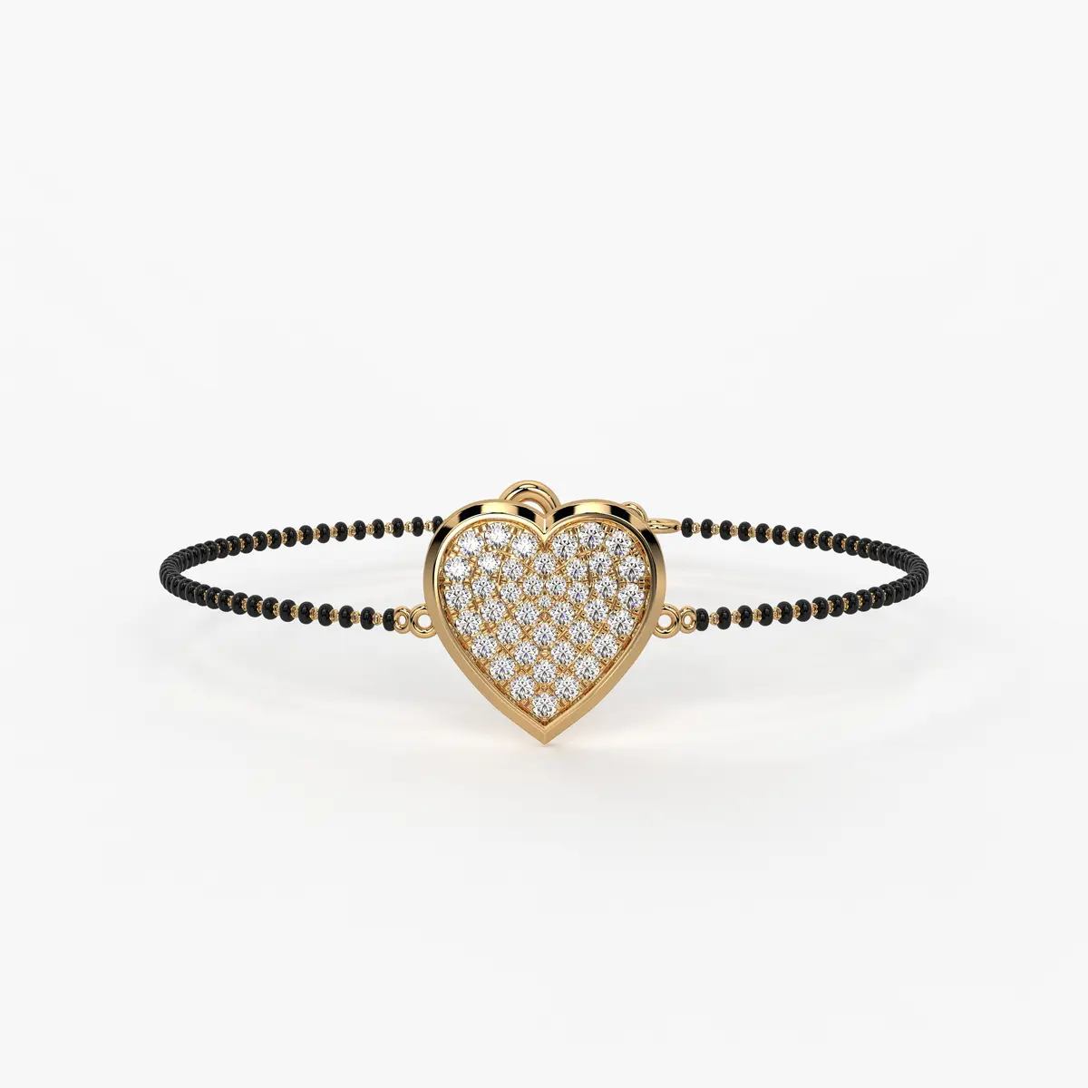 Radiant Heart Mangalsutra Bracelet