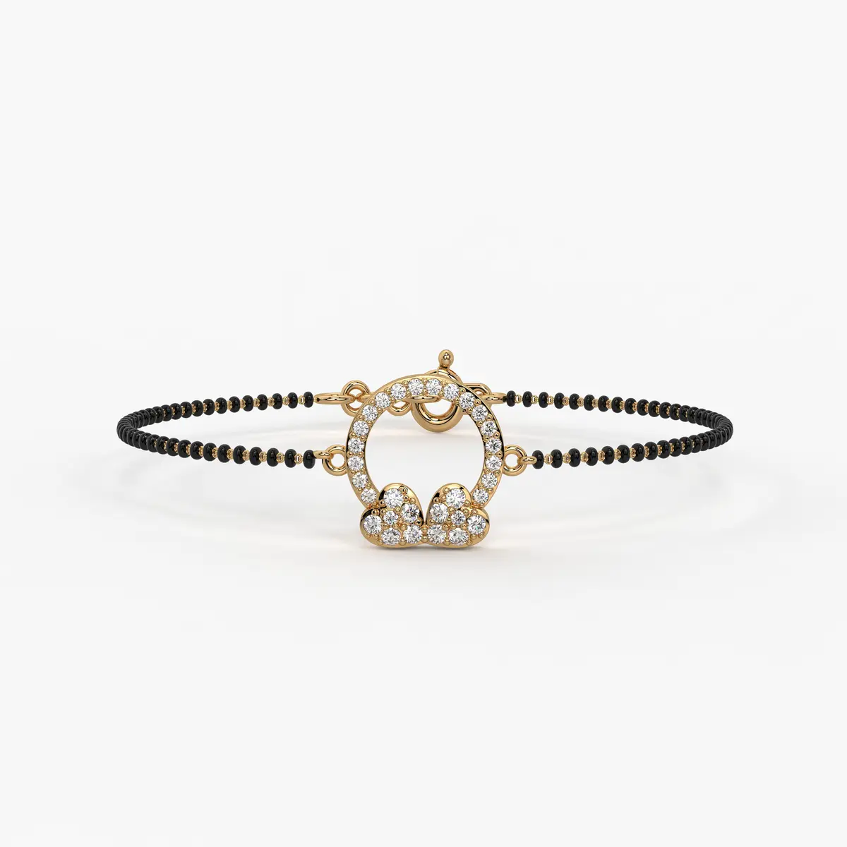 Floral Halo Mangalsutra Bracelet