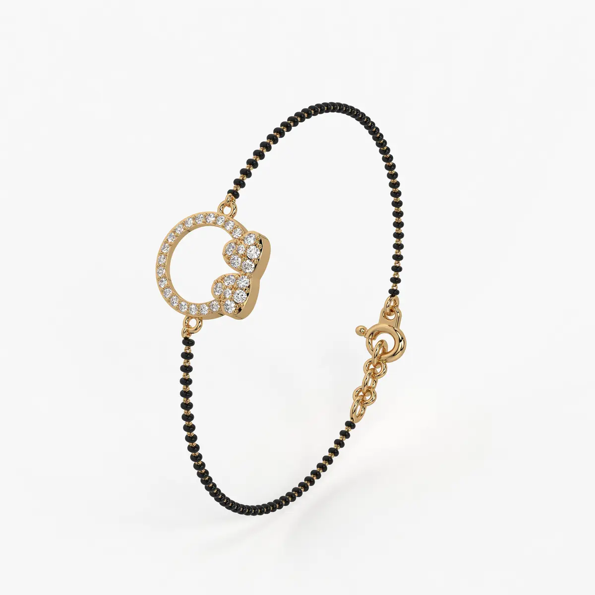 Floral Halo Mangalsutra Bracelet