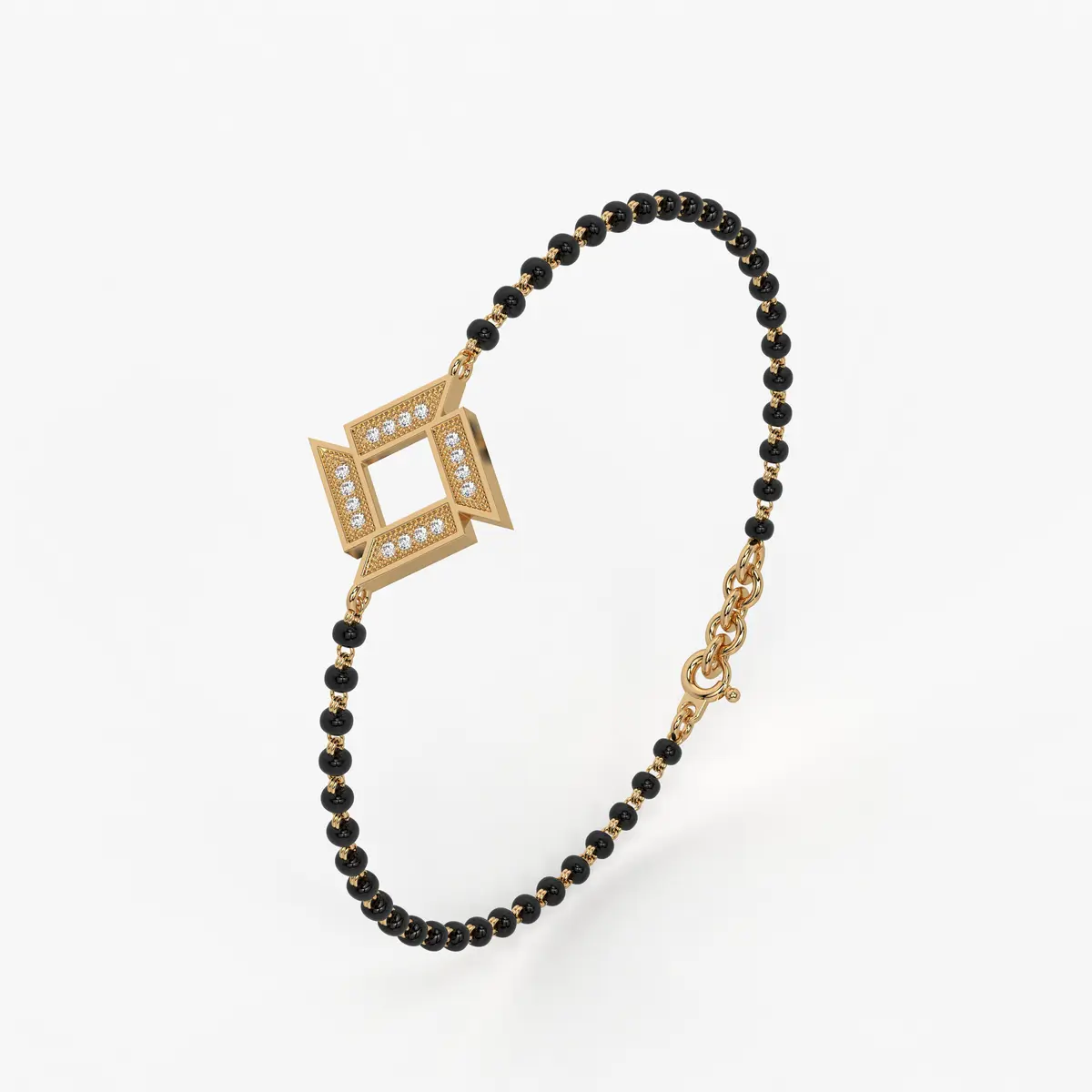 Square Frame Mangalsutra Bracelet