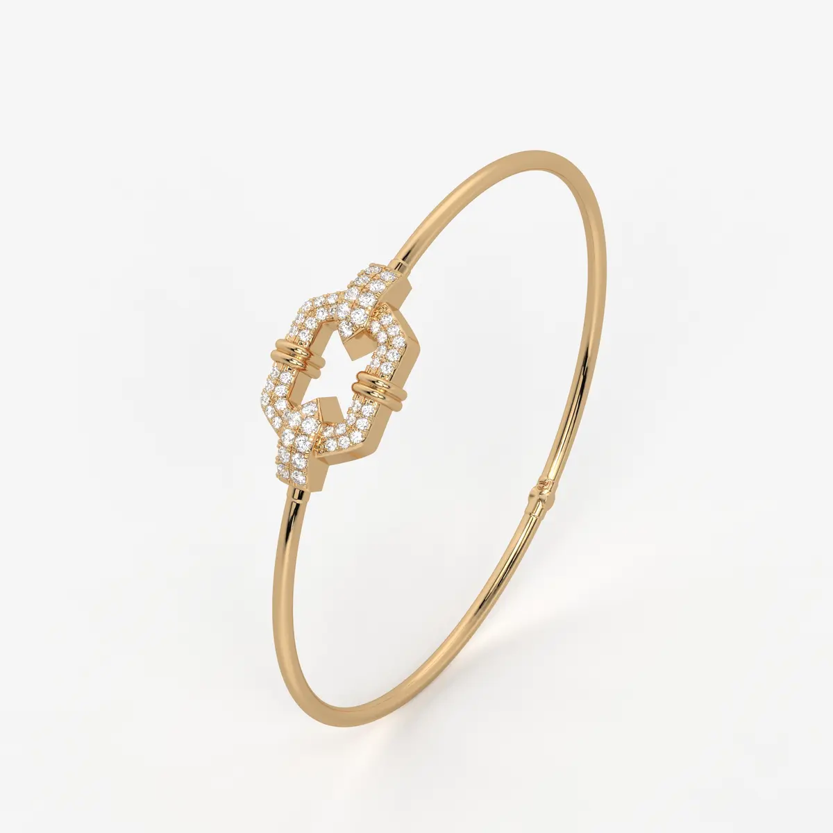 Interlock Halo Designer Bracelet