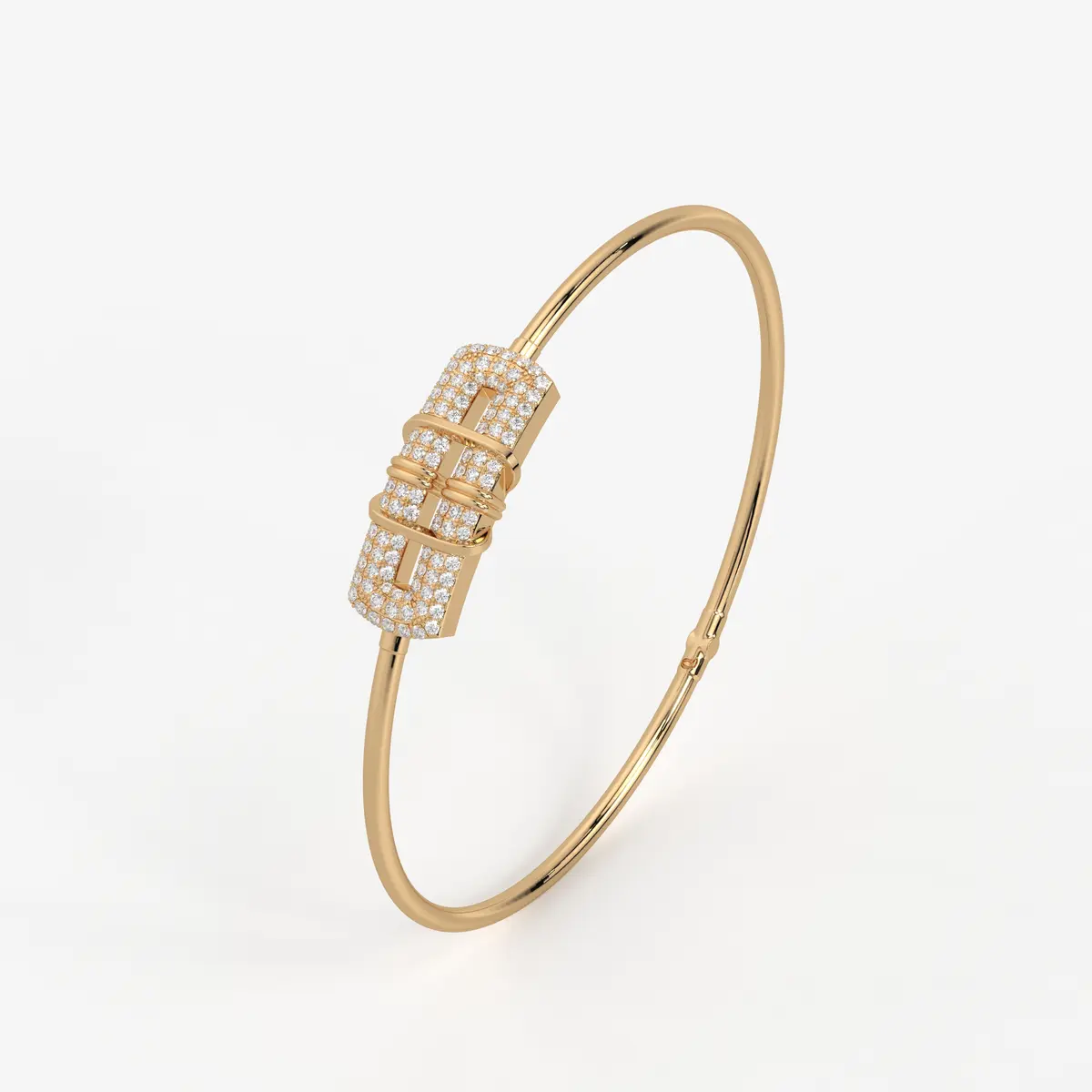 Buckled Bar Designer Bracelet