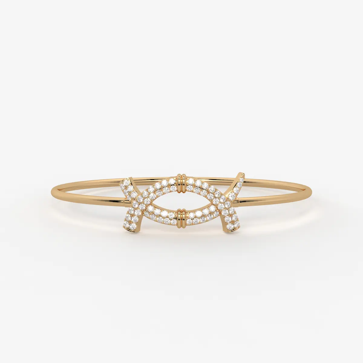 Cross Loop Designer Bracelet