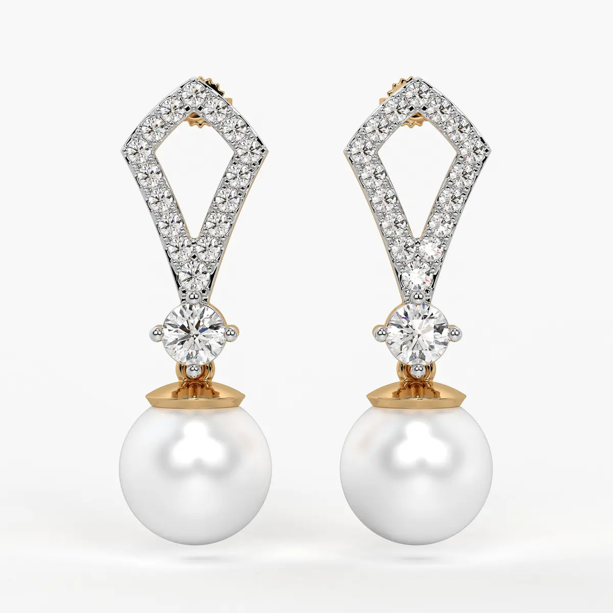 Kite Frame Drop Earrings