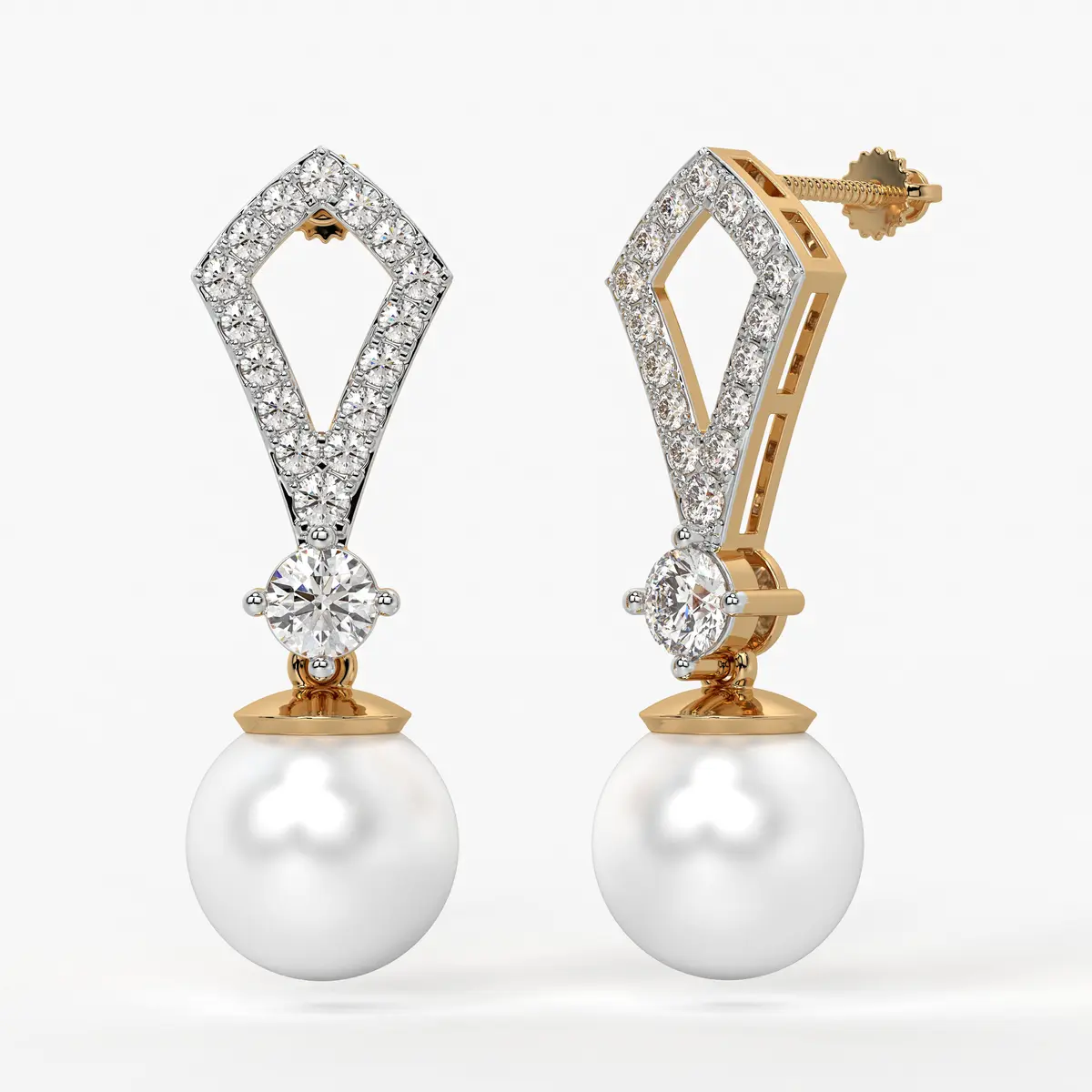 Kite Frame Drop Earrings