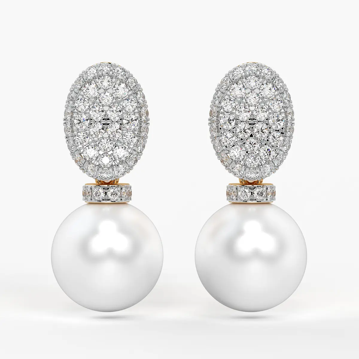 Peach Radiance Drops Earrings