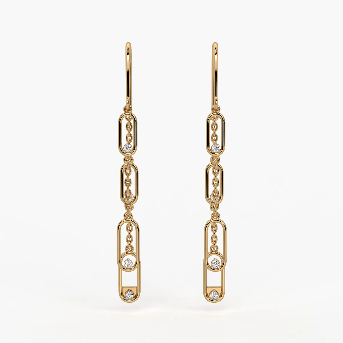 Luxe Link Drop Earrings