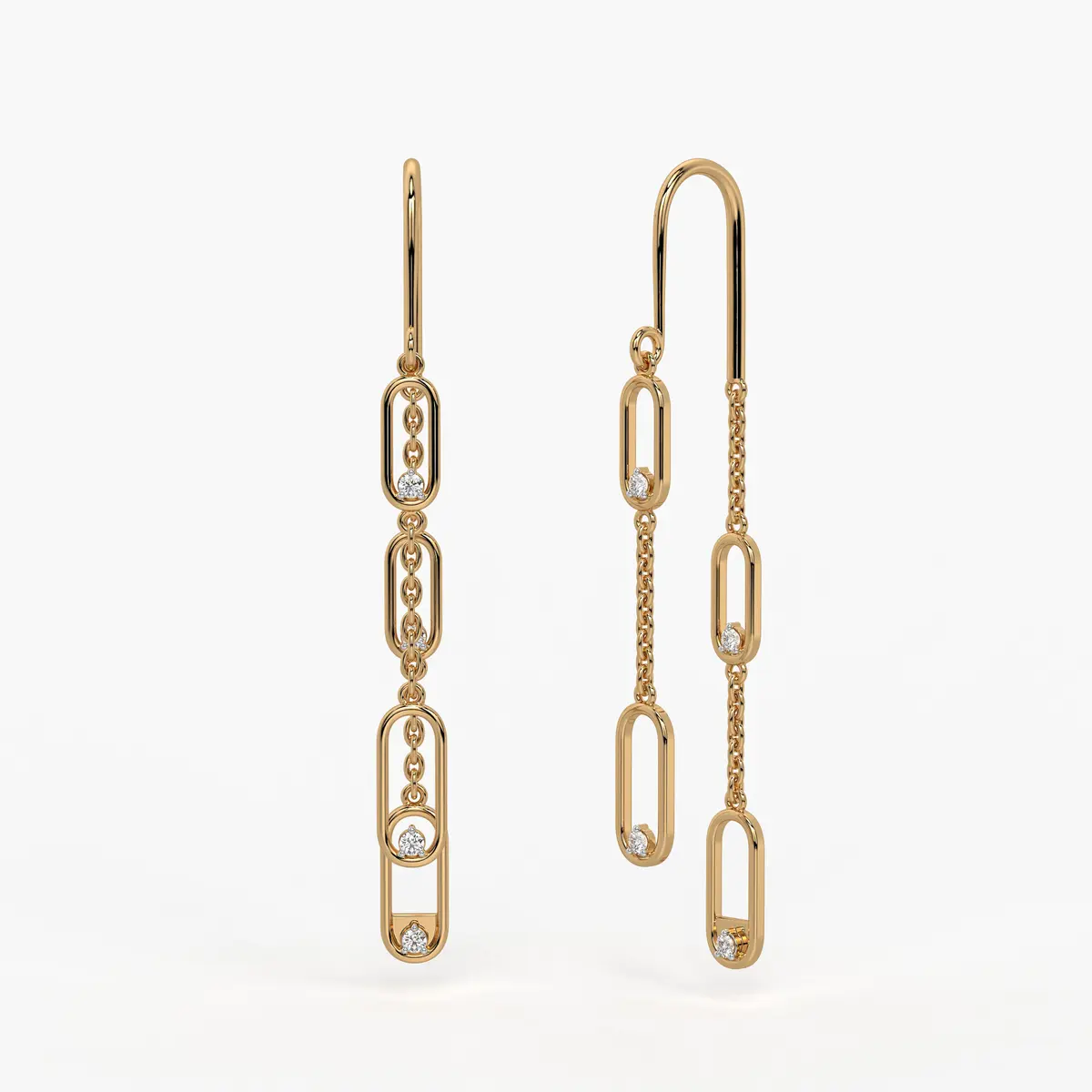 Luxe Link Drop Earrings