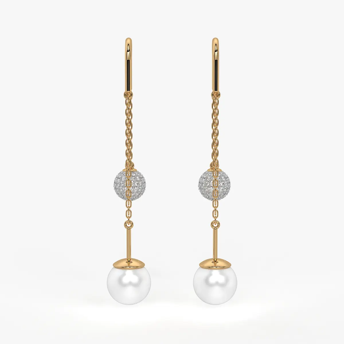 Spherical Statement Drop Earrings
