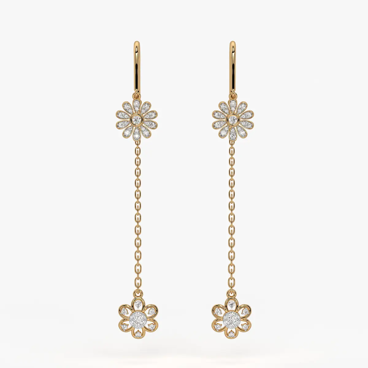 Daisy Blossom Lineal  Earrings