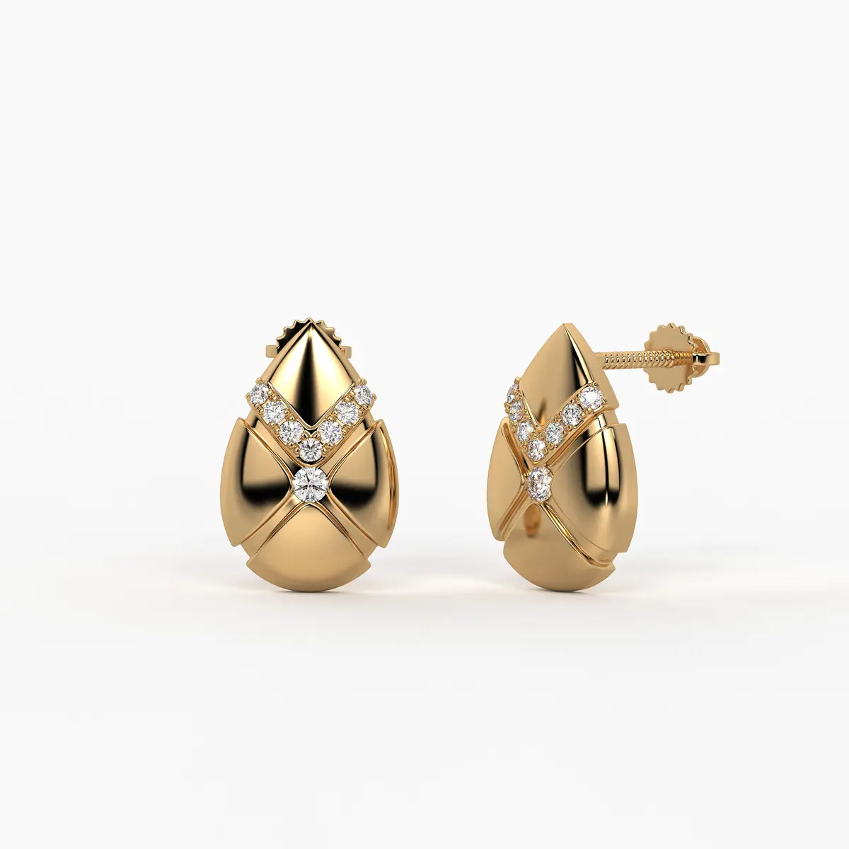 Elara Luxe Drop Stud