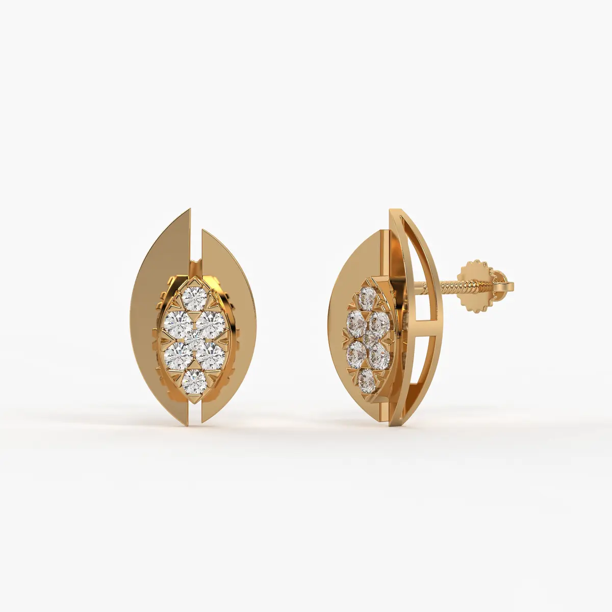 Marquise Mirage Studs