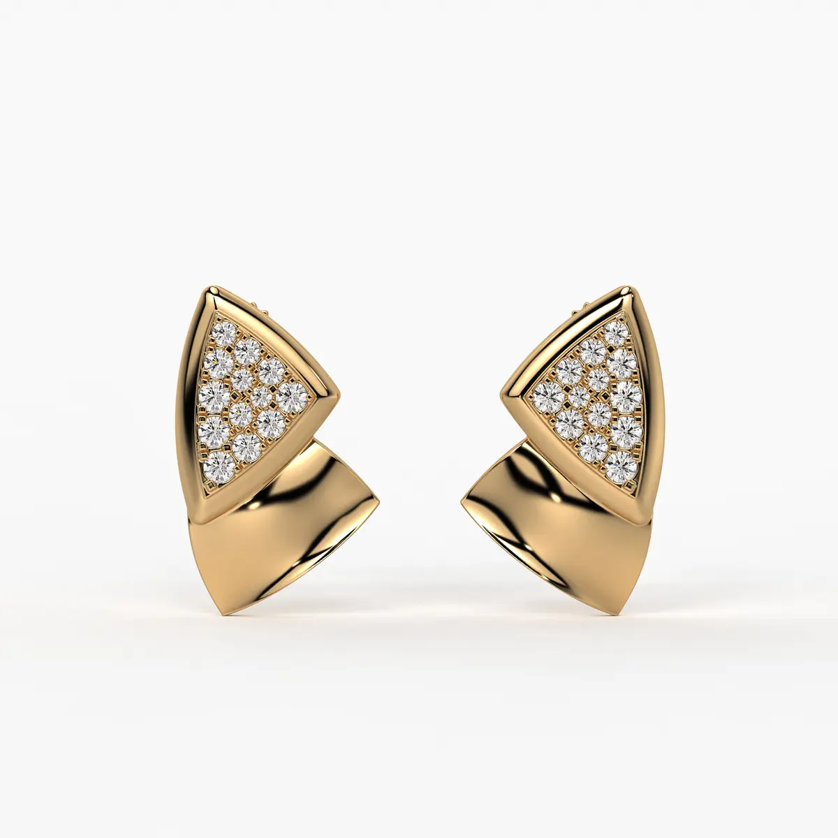 Triad Gleam Studs Earrings