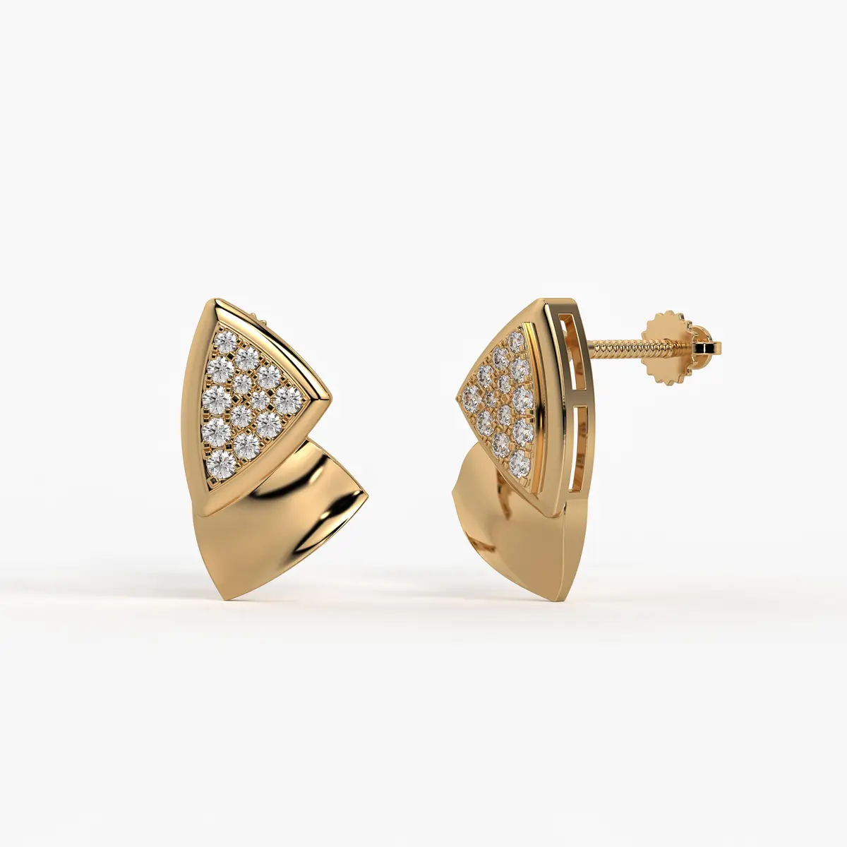 Triad Gleam Studs Earrings