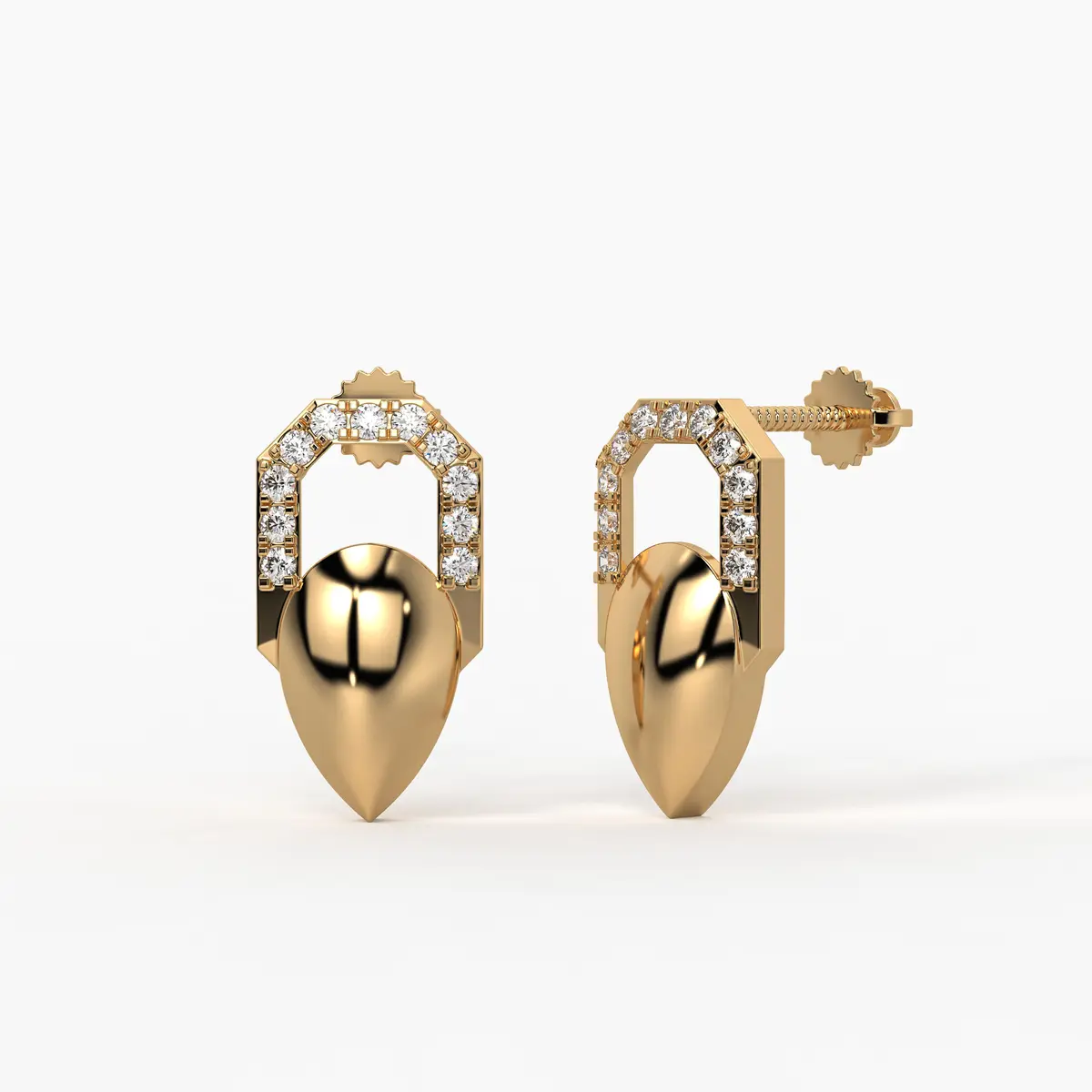 Deco Arch Drops Earrings