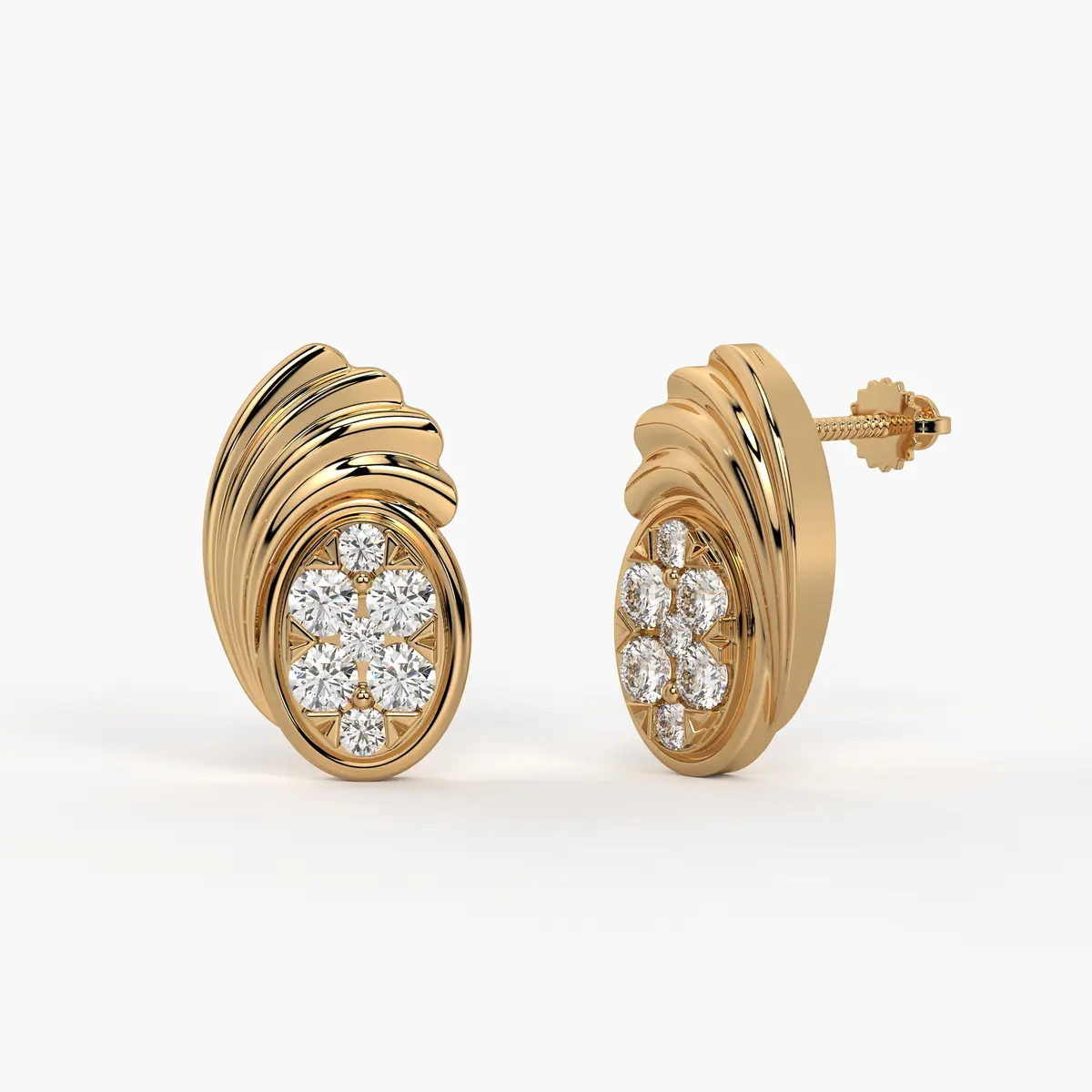 Aurora Crest  Studs Earrings