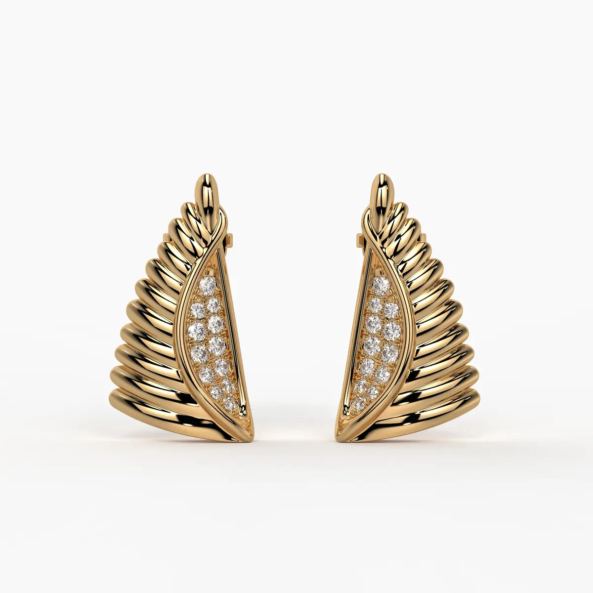 Auric Wingflare Studs Earrings