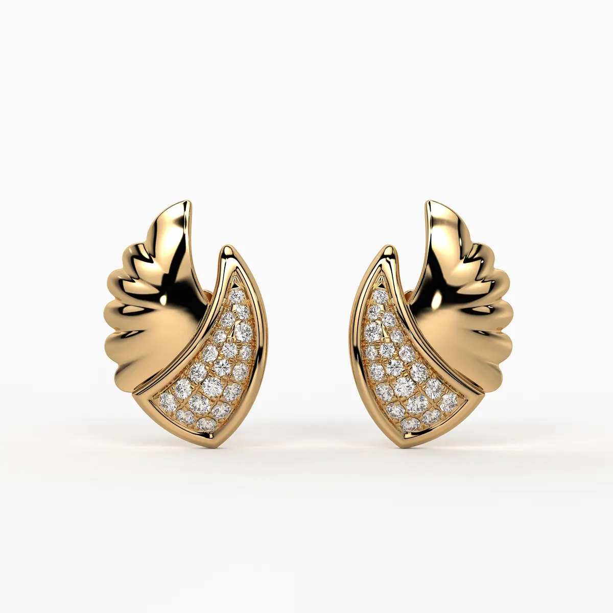 Imperial WingPetal Studs Earrings