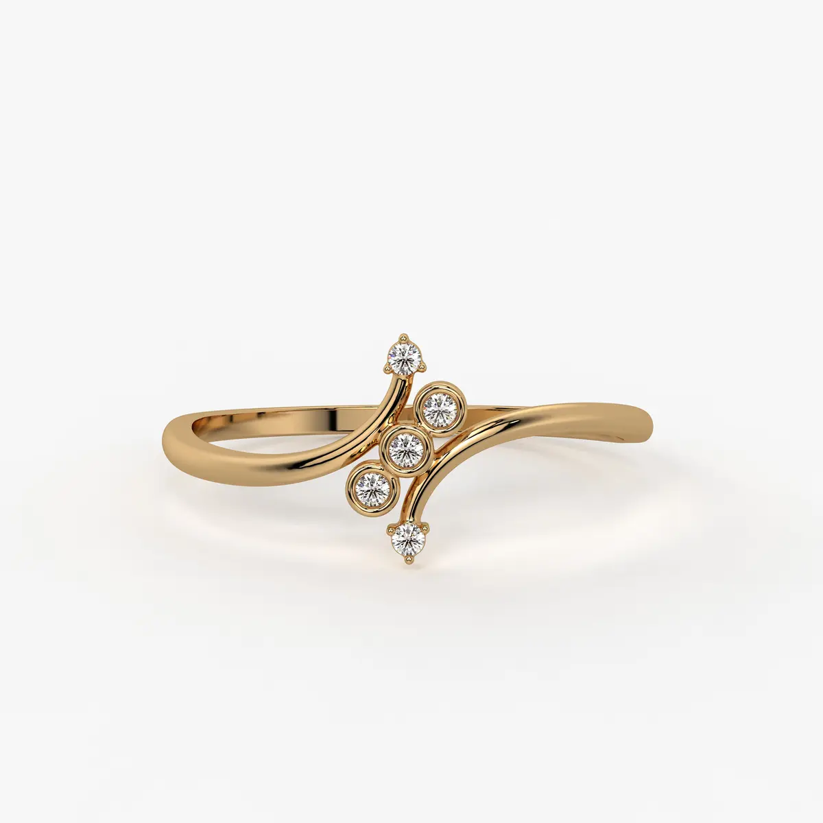 Orbit Cluster Modern Ladies Ring