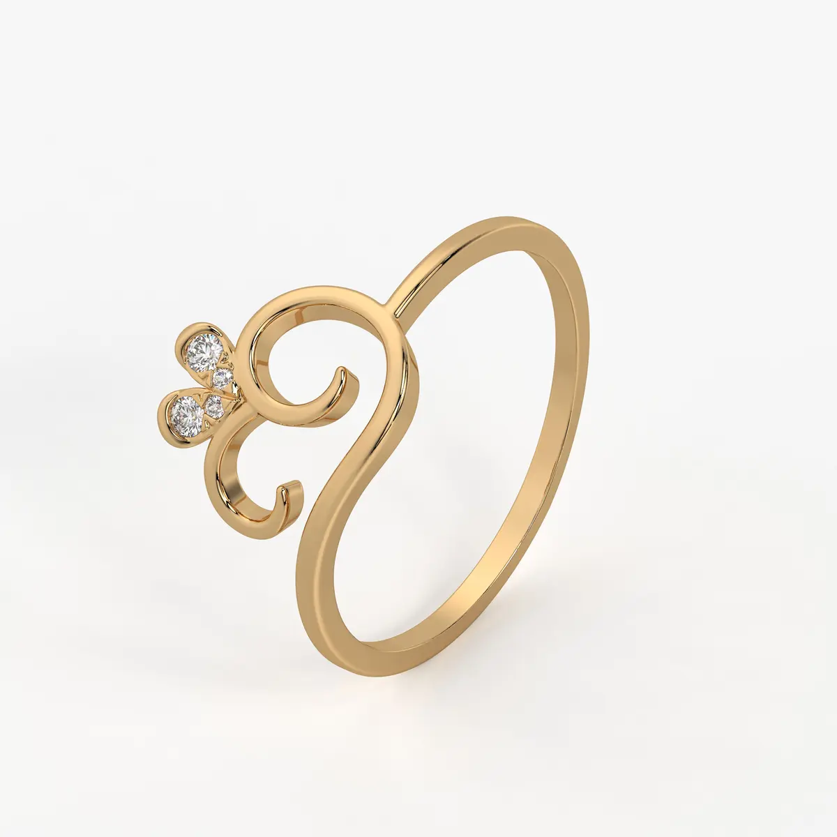 Swirl Heart Chic Ladies Ring