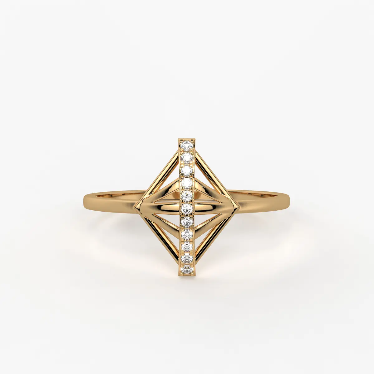 Prism Bar Contemporary Ladies Ring