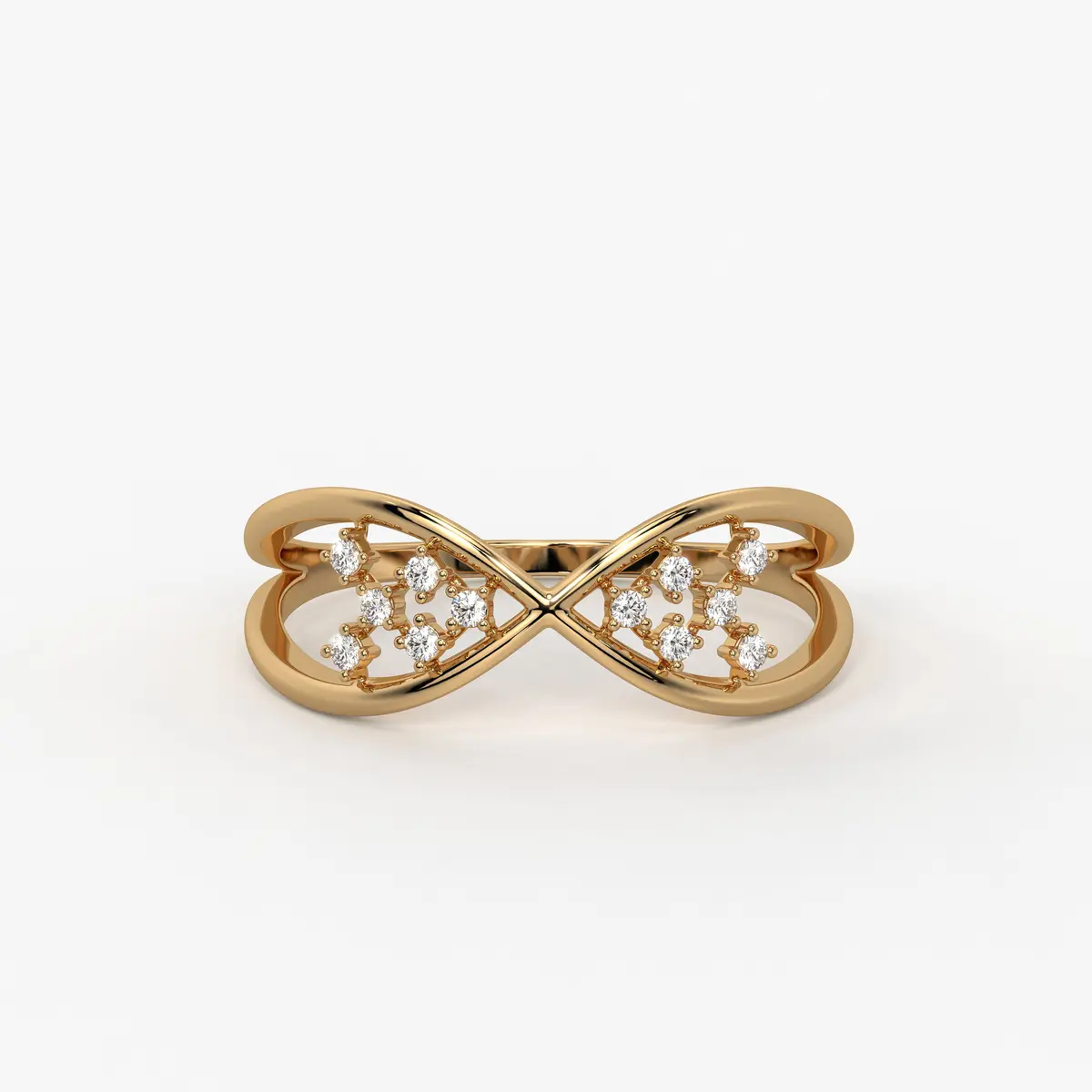 Infinity Cluster Elegant Ladies Ring