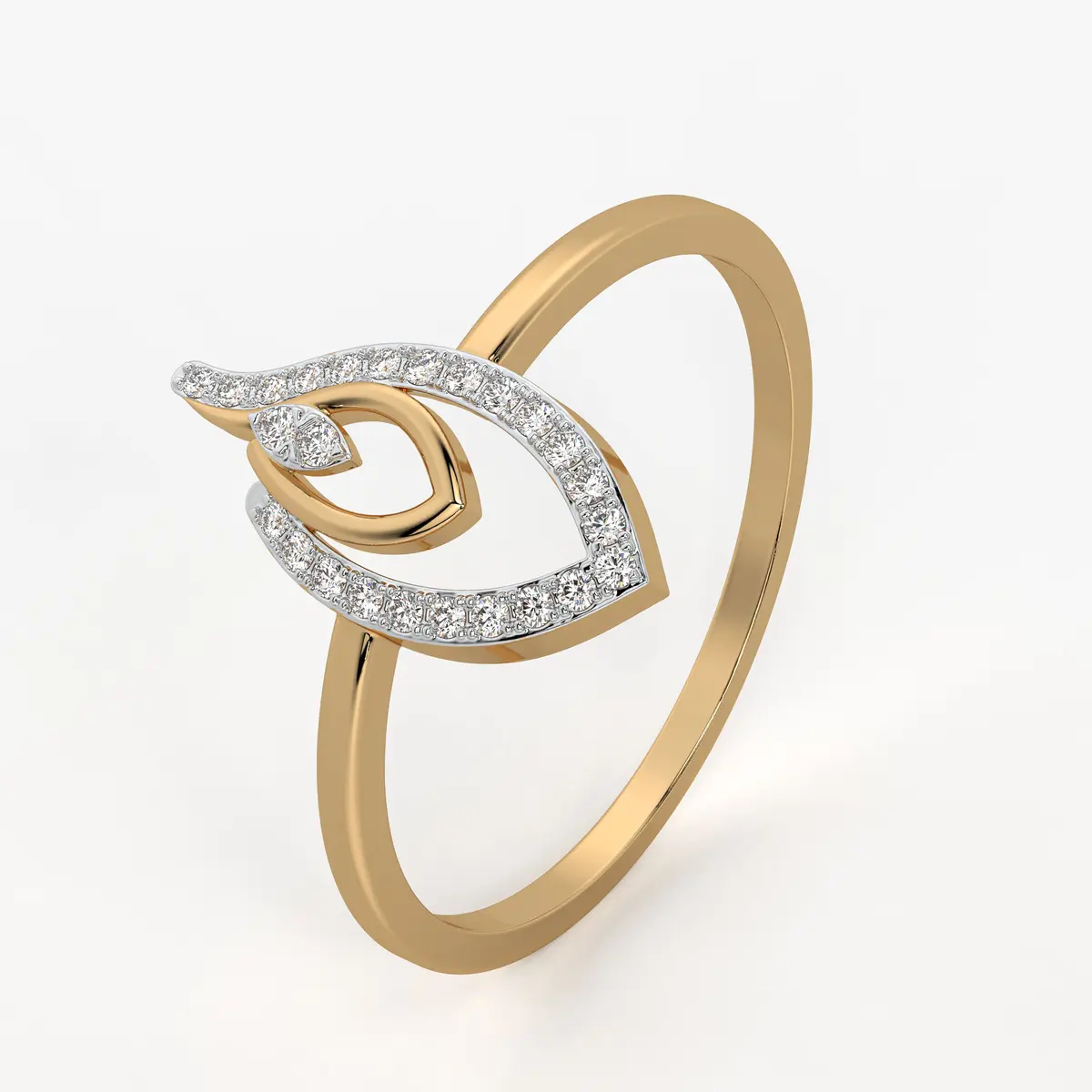 Evil Eye Halo Fashion Ladies Ring