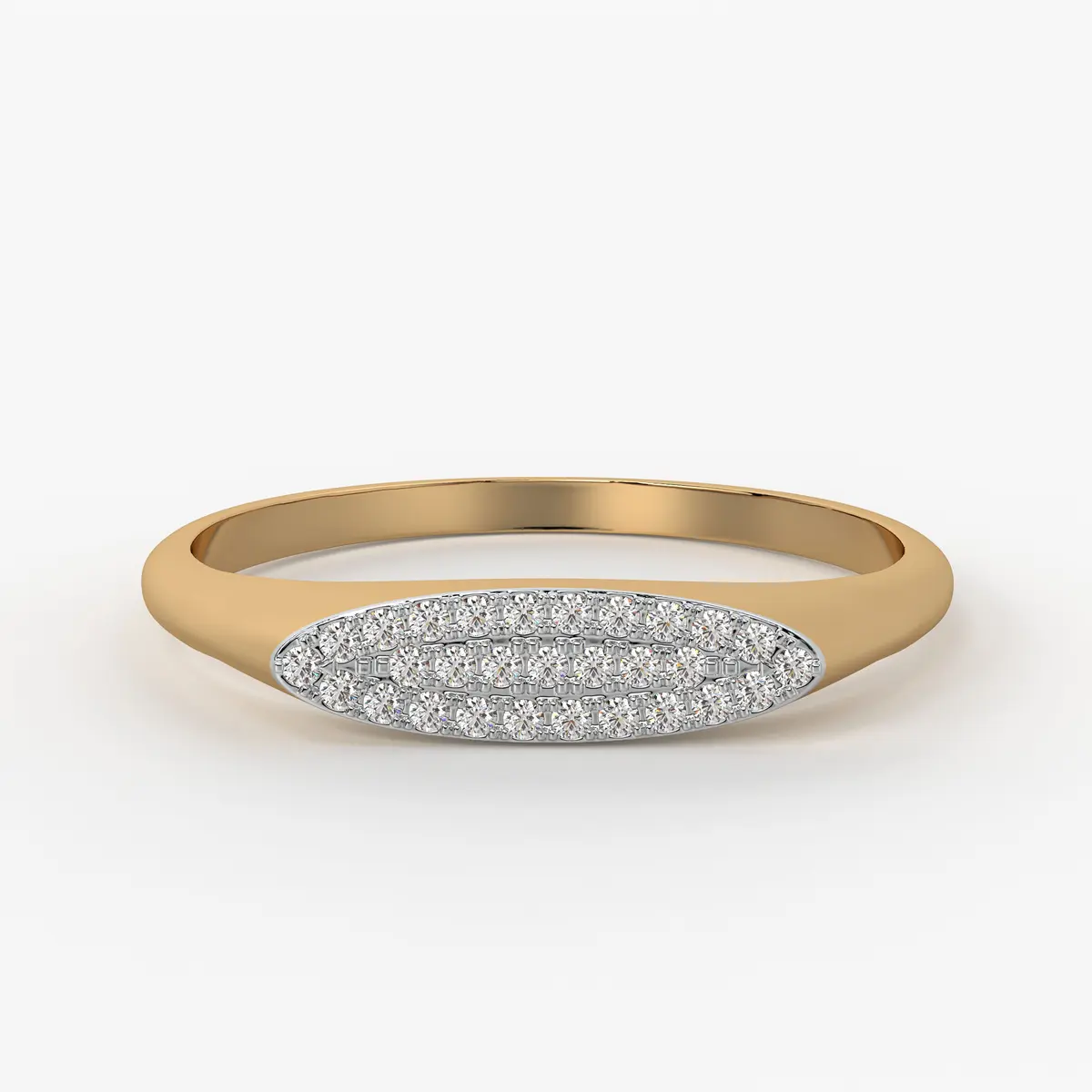 Marquise Bar Ladies Ring