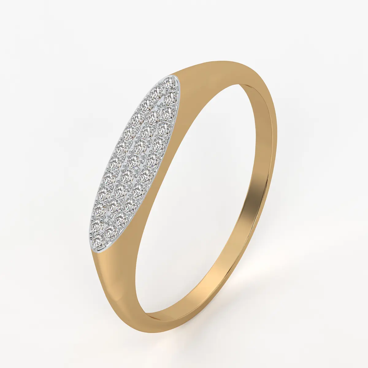 Marquise Bar Ladies Ring