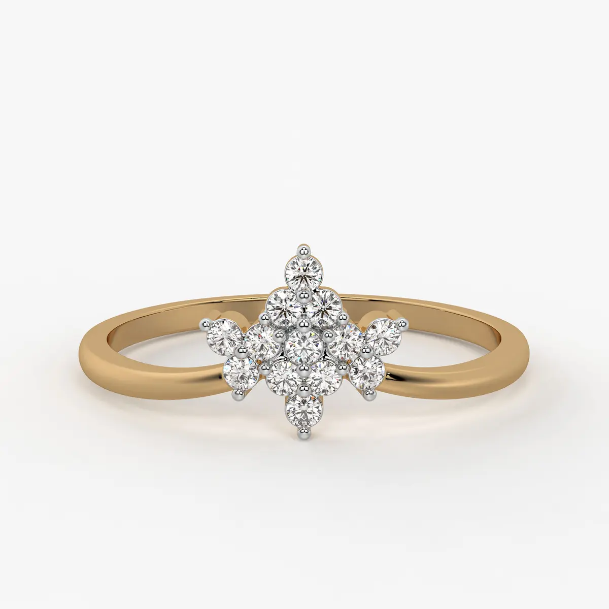 Starburst Cluster Ladies Ring