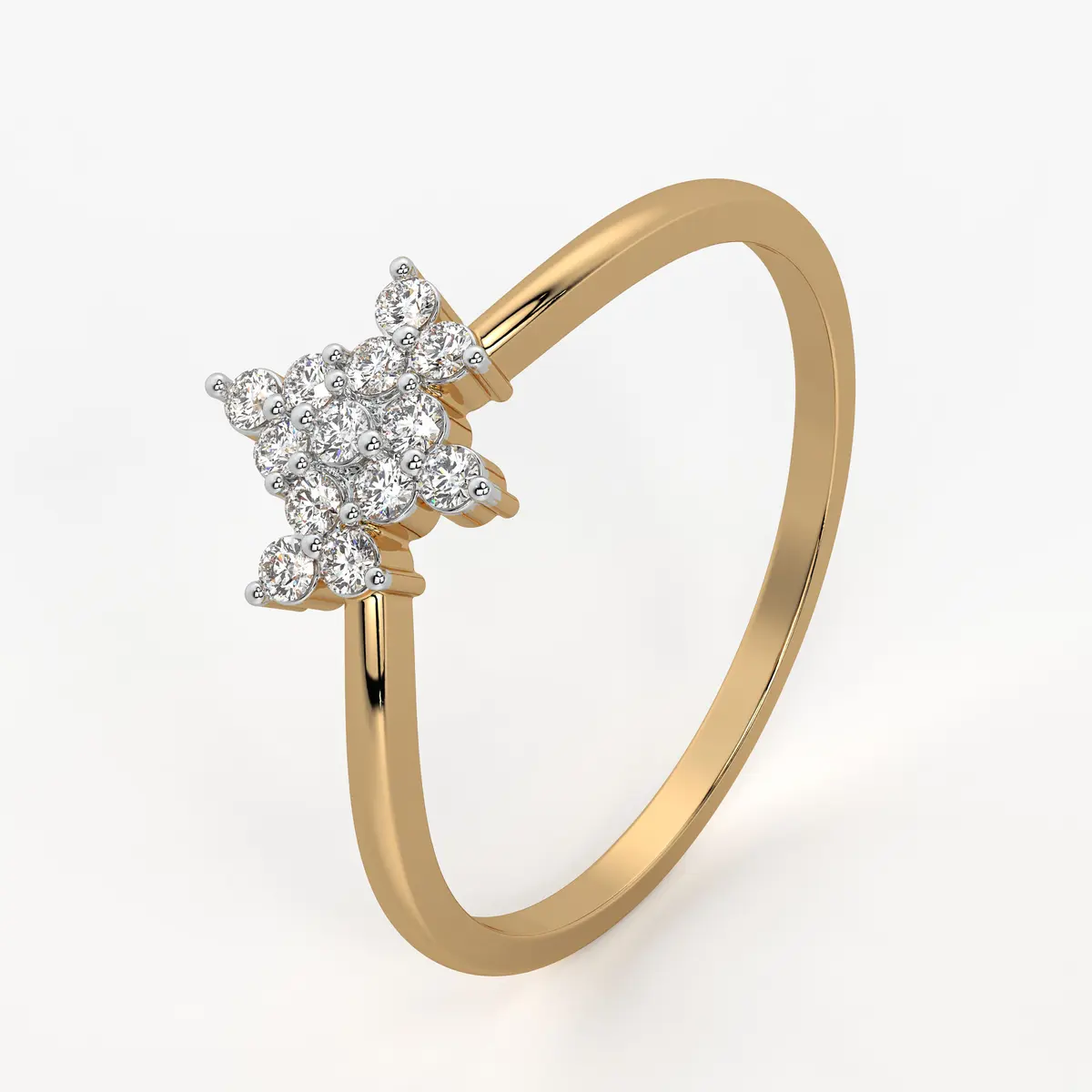Starburst Cluster Ladies Ring
