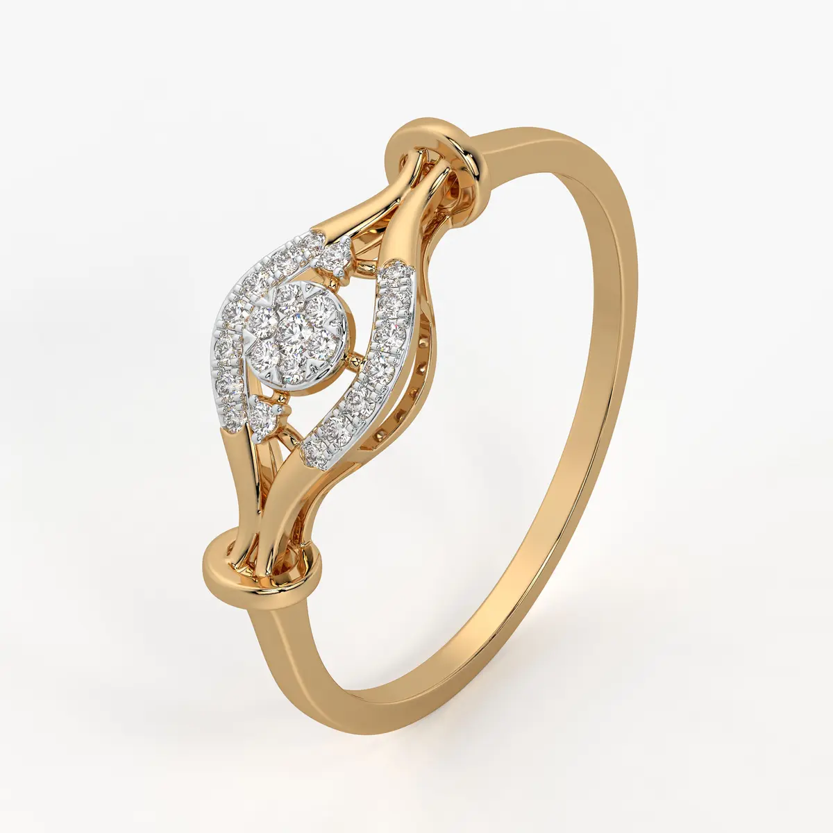 Oval Halo Classic Ladies Ring