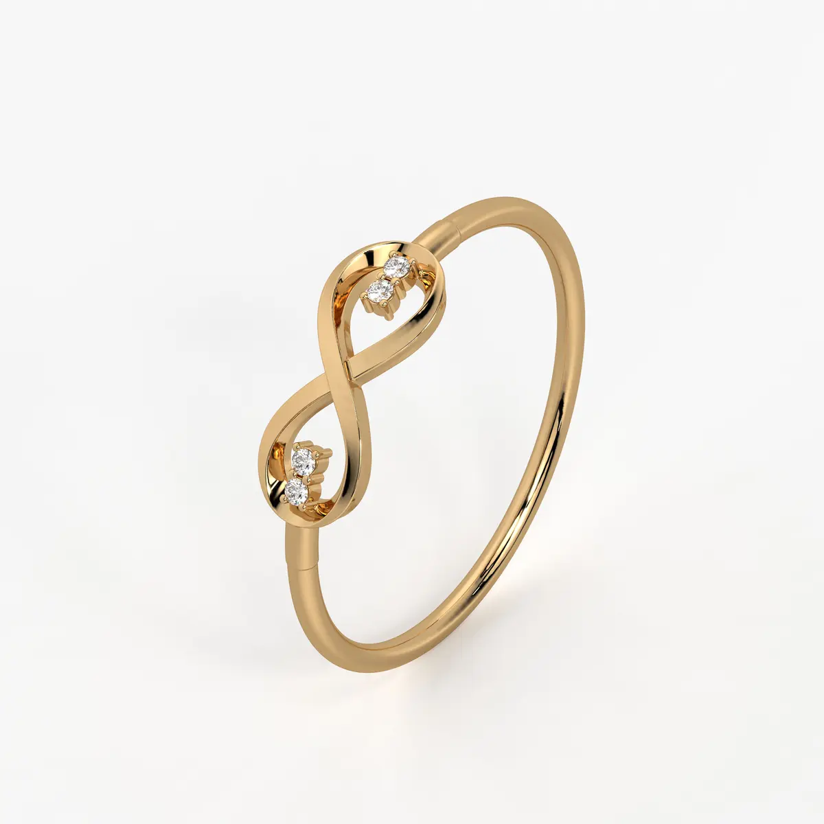 Infinity Loop Open Ladies Ring