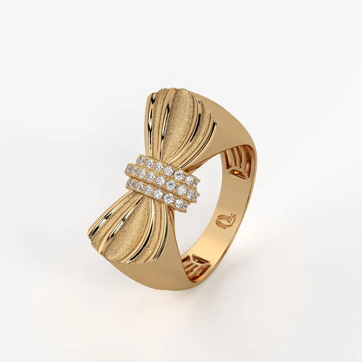Ribbon Knot Designer Ring