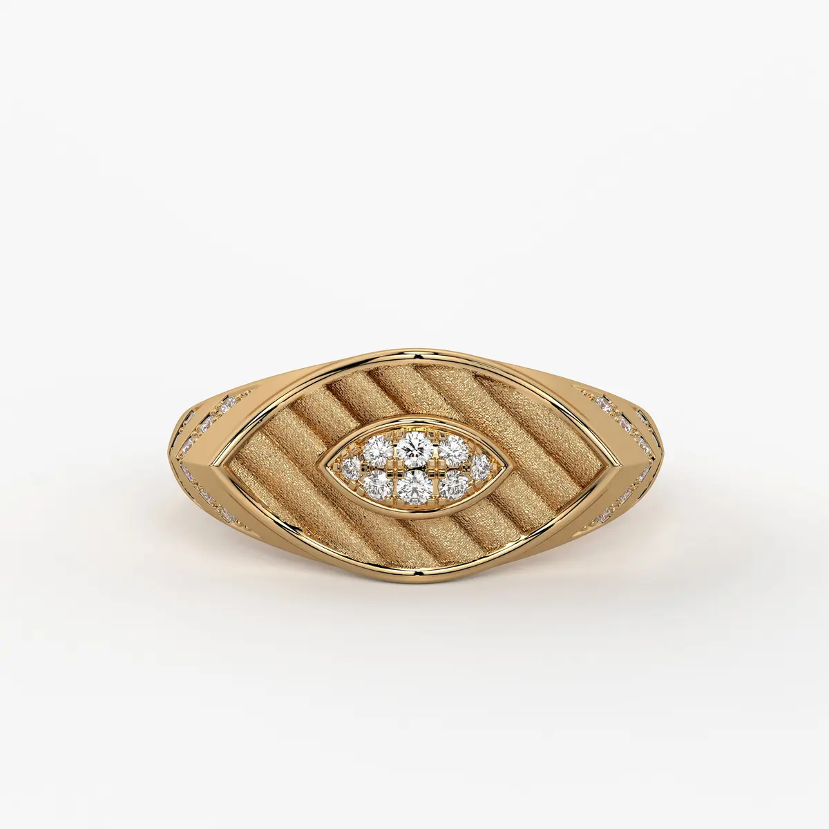 Marquise Shield Designer Ring