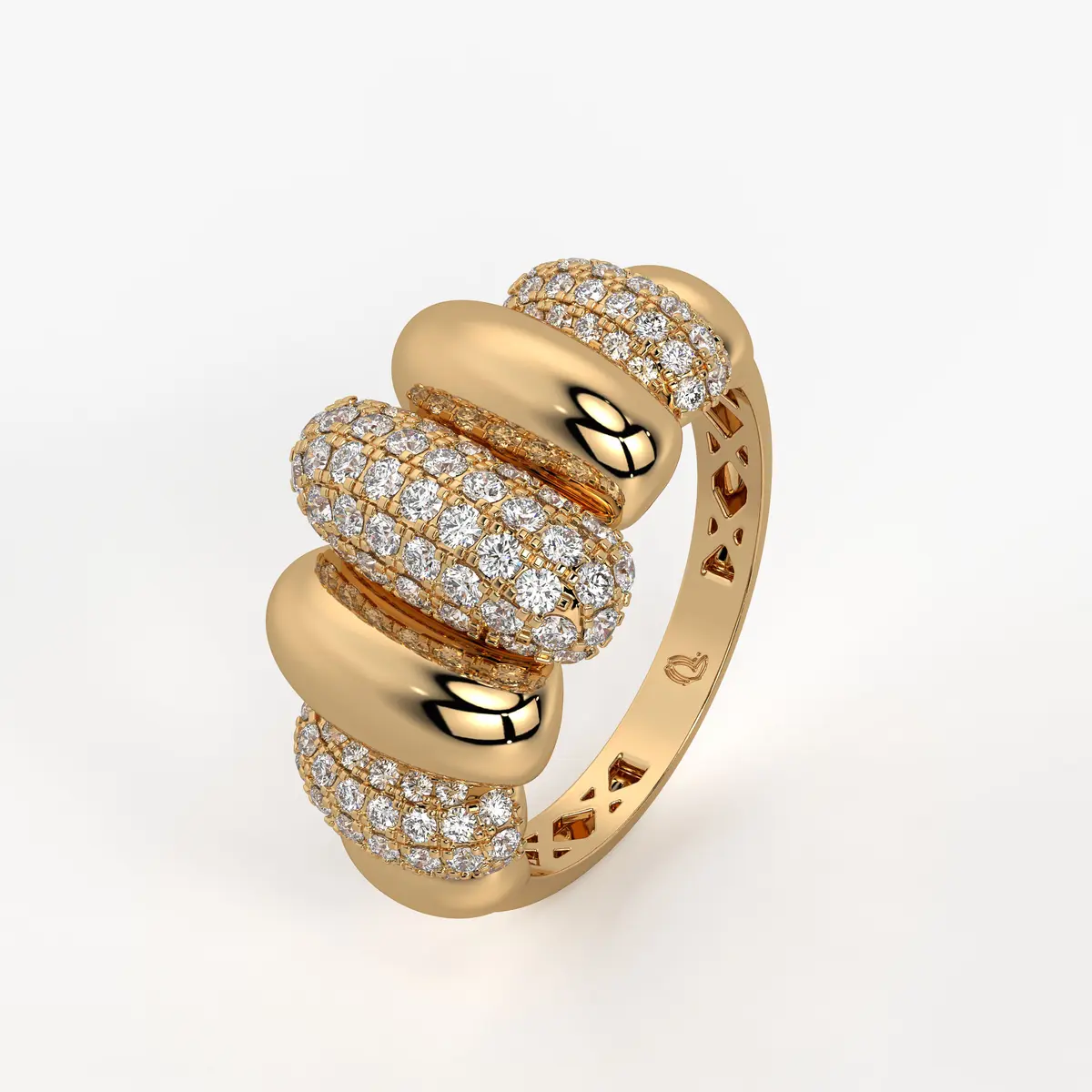 Regalia Diamond Dome Ring