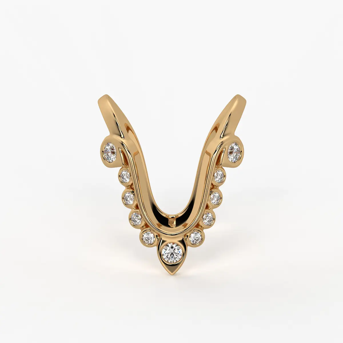 Royal V Curve Statement Ladies Ring