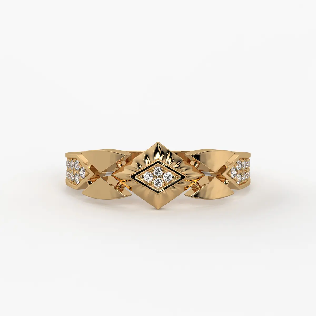 Geometric Cluster Designer Ring
