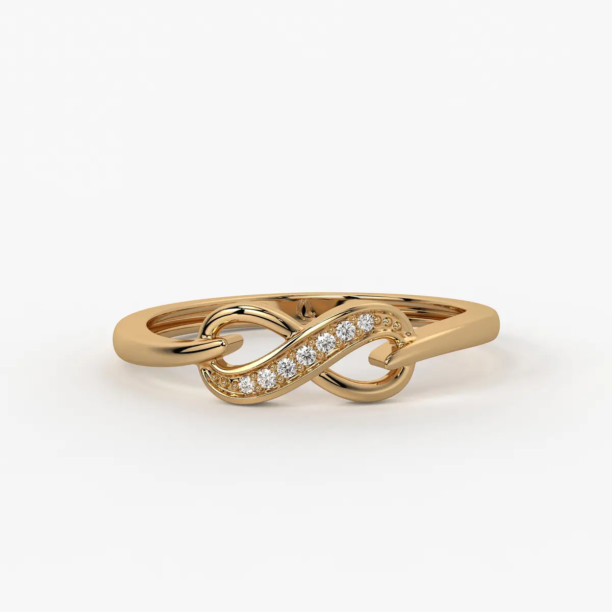 Infinity Swirl Diamond Ladies Ring