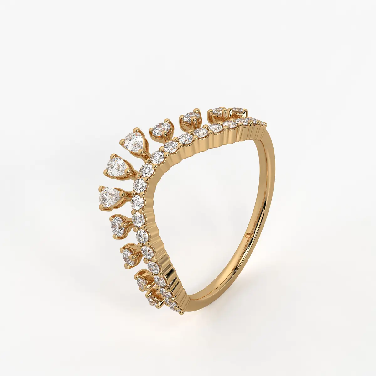 Royal Crown Diamond Ring