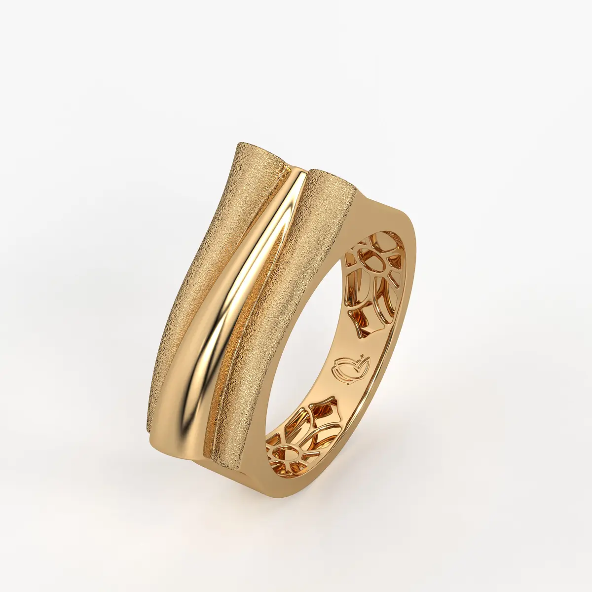 Split Curve Statement Ladies Ring