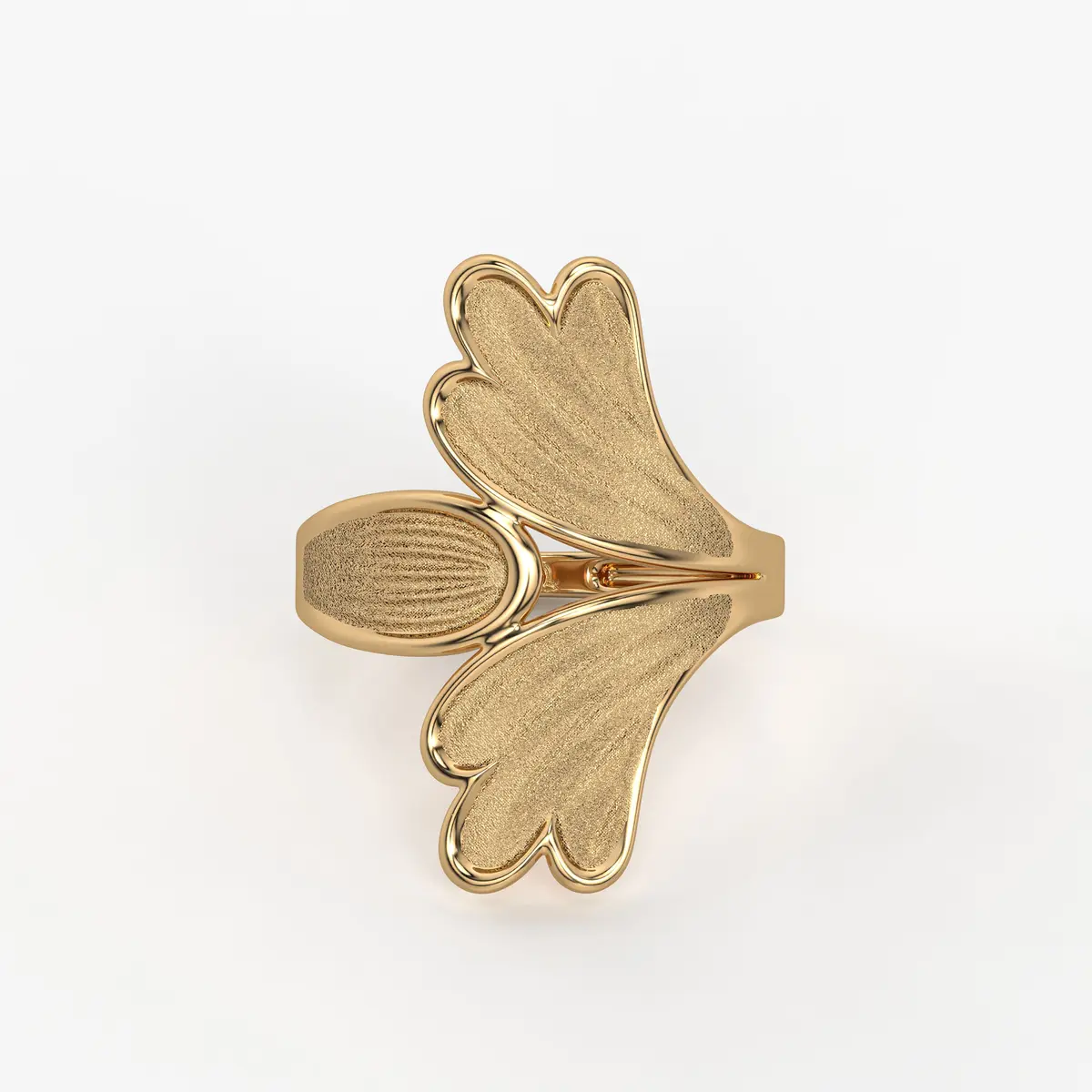 Leaf Bloom Statement Ladies Ring