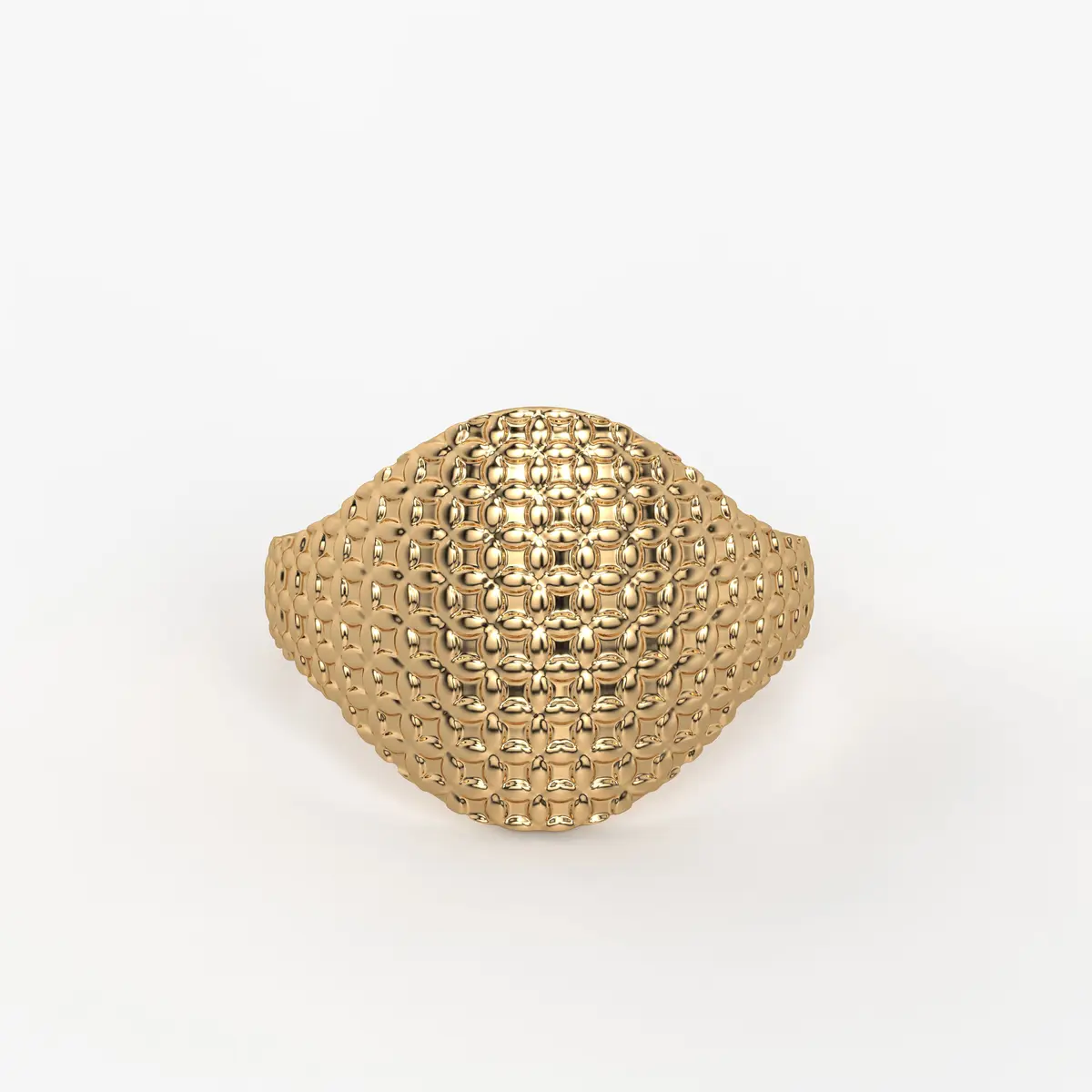 Hammered Dome Statement Ladies Ring