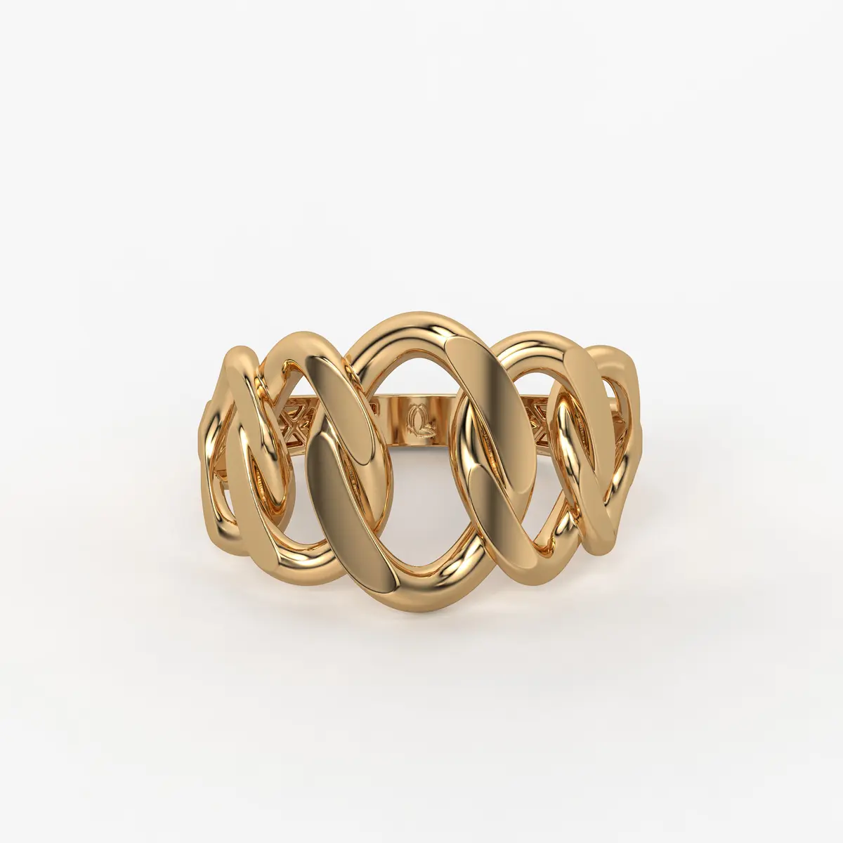 Curb Chain Statement Ladies Ring