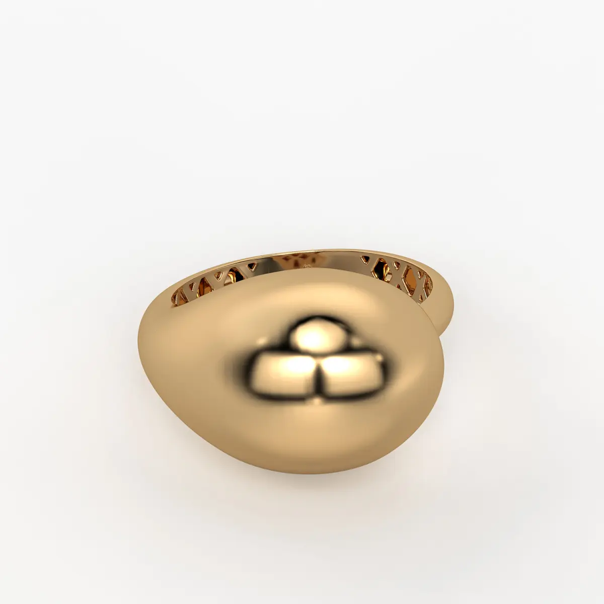 Fluid Wave Fashion Ladies Ring